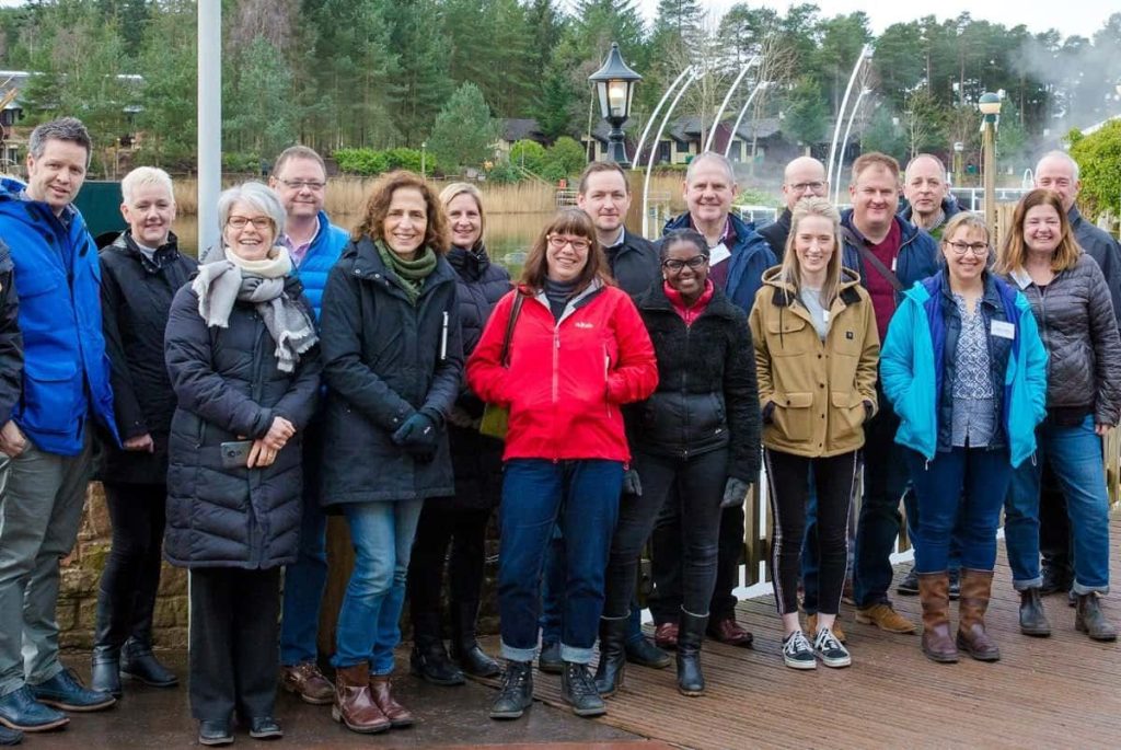 Cumbria Forum participants on a company visit in 2020