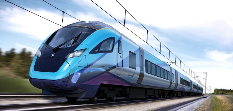 New TPE trains which will run between Scotland and Manchester Airport from early 2019