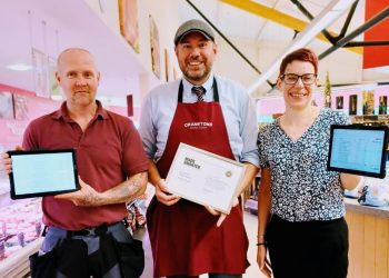 Alistair Carruthers,  Peter Potts and Rachael Carruthers