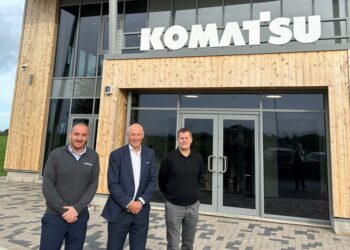 Carlisle MP John Stevenson visits Komatsu