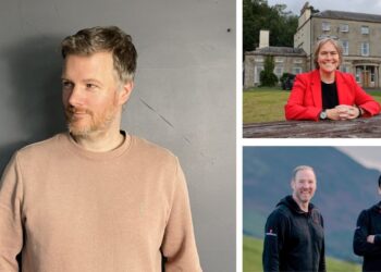 Gareth O'Rourke, Teresa Jennings and David Brookes and Rob Hankin
