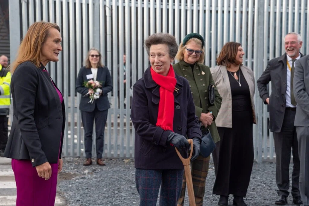 HRH The Princess Royal breaks ground on 25 million university