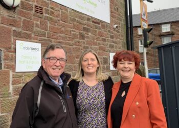 John Grainger, Rachel Holliday and Dianne Richardson