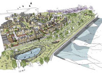 An artist's impression of Barrow's Marina Village