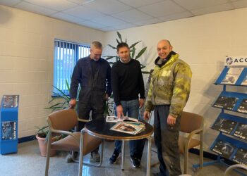 Tim Atkinson, Mark Brownlee and Paul Walker from Accurite Industries