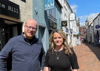 Stephen and Lily on Angel Lane
