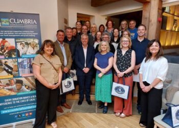 Group photo at Cumbria Community Foundation event.