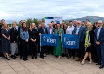 KBR team group photo outdoors