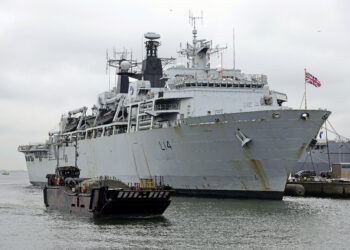 Pictured: HMS Albion arrives in The Netherlands. Alongside is a Landing Craft Vehicle Personnel (LCVP).HMS Albion takes part in Dutch Military show, highlighting our special relationship.The United Kingdom and Netherlands Amphibious Force (UKNLAF) celebrates it’s 50th anniversary in 2023.The UK and NL forces have worked together within NATO and the Joint Expeditionary Force. This strong relationship is highlighted by the strong relationship between the Royal Marines and the Korps Mariniers (sic), we have similar procedures, undergo joint training, have a common purpose, and are both in the midst of their boldest modernisation.HMS Albion and members of the Commando Force have joined their Dutch counterparts in Holland, as the country holds it’s annual Marine Days festival, and taken part in an amphibious display.