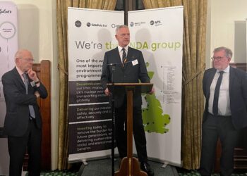 NDA Group CEO David Peattie, Lord Hunt and David Mundell MP