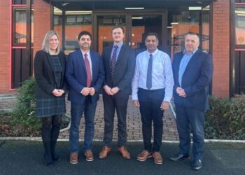 Sophie Graham, Yasir Saeed, Tom Page, Viraj Naik and Stuart Farrer.
