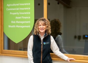 Amanda Wallbank, associate director at H&H Insurance Brokers, outside the firm's Kirkby Stephen office