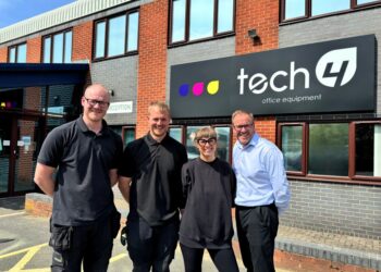 Liam Thorburn, operations director; Ryan Thorburn, technical director; Caroline Thorburn, marketing director; and Paul Thorburn, managing director