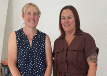 AB Accountancy Solutions owner Angela Black with new staff member Shelley Milton