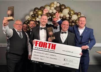 Forth announced it had hit its £25,000 target for charity, Goodlives