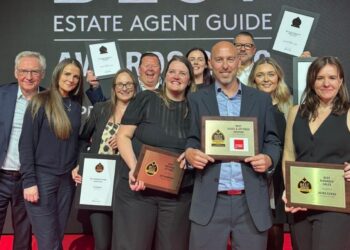 The Hackney & Leigh team at the awards ceremony