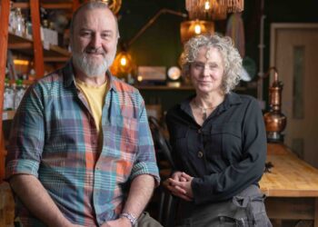 Andy and Zoe Arnold-Bennett. Picture:  BeTheBusiness
