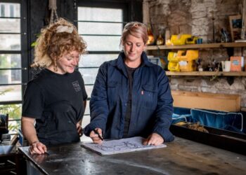 Forge manager Sian Comerford and founder Ellie Barden