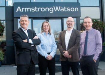 Paul Dickson, Becky Morgan, Paul Clark and Andy Paterson