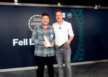 Tim Bloomer of Fell Brewery and Ben Fogle